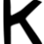 Λογότυπο του ιστοτόπου της Κυαναυγής - Το γράμμα Κ